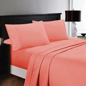 ⭐️SALE⭐️Twin 3pc Coral Bedsheets